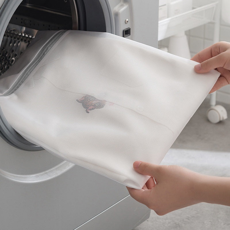 Thickened Fine Mesh Gray Laundry Net Pocket Laundry Protection Bags