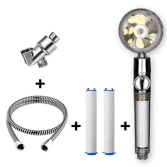 Revitalizing High-Pressure Water-Saving Shower Head