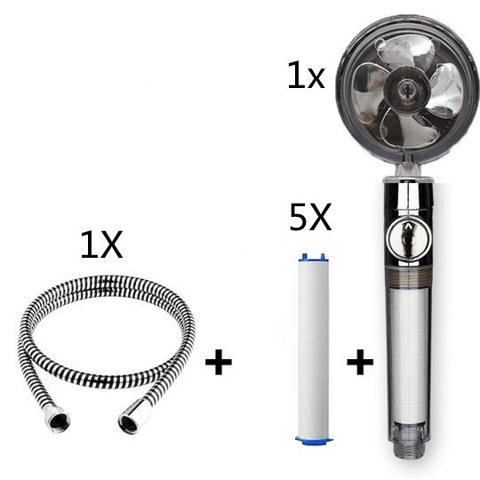 Revitalizing High-Pressure Water-Saving Shower Head