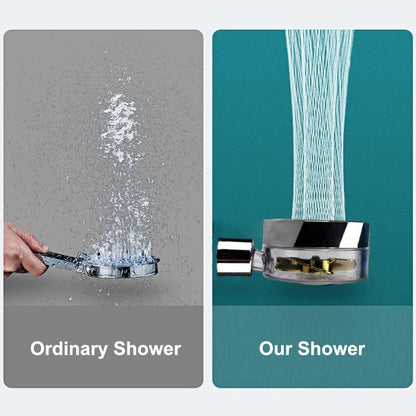 Revitalizing High-Pressure Water-Saving Shower Head