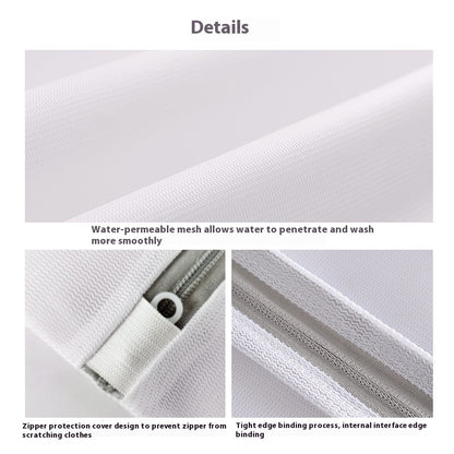 Thickened Fine Mesh Gray Laundry Net Pocket Laundry Protection Bags