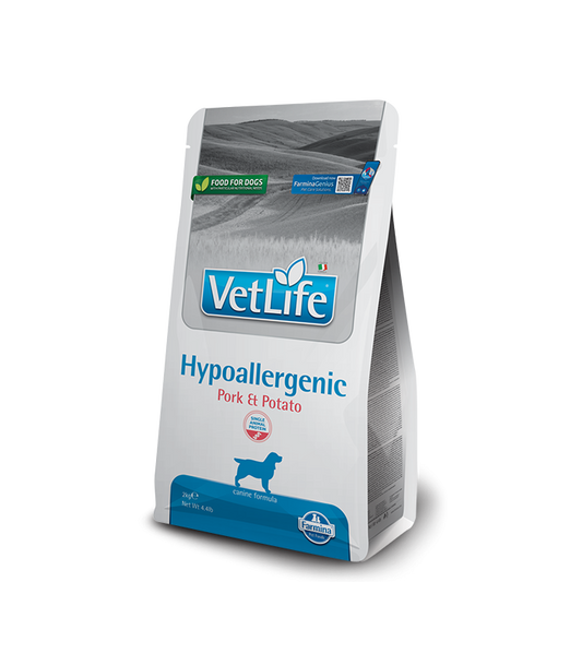 Farmina Vet Life Hypoallergenic Cane – Maiale e Patate 2kg