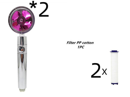 Revitalizing High-Pressure Water-Saving Shower Head
