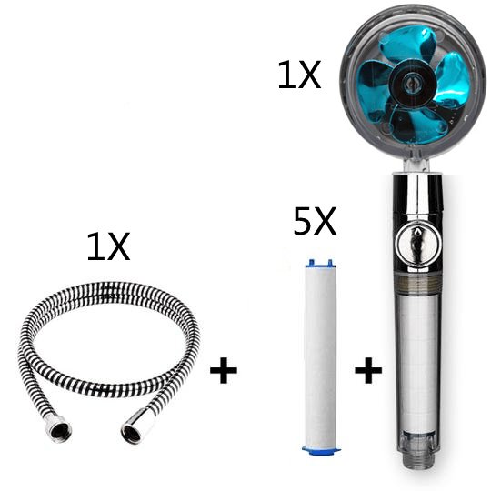 Revitalizing High-Pressure Water-Saving Shower Head