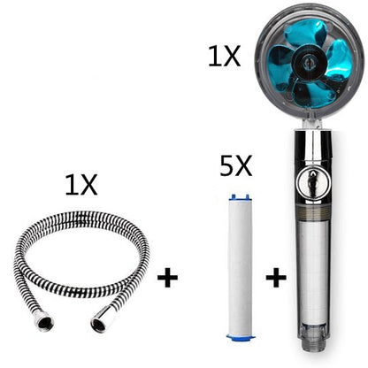 Revitalizing High-Pressure Water-Saving Shower Head